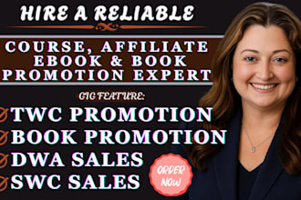 promote your course, master resell rights, digital products and book promotion