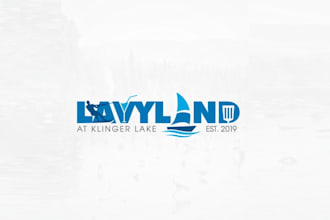 design lake home happy logo