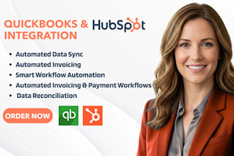 integrate hubspot with quickbooks automate invoicing payments workflow setup
