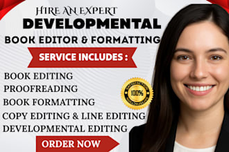 developmental book editor, book editing, proofreading, and book formatting