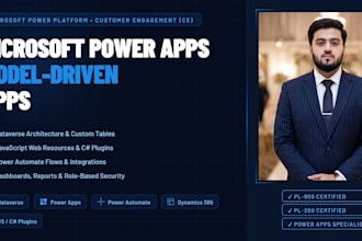 develop a model driven powerapp for your business