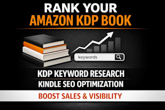 amazon KDP keyword research, kindle SEO optimization to boost ebook sales
