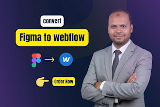 develop webflow website, convert figma to webflow as webflow expert