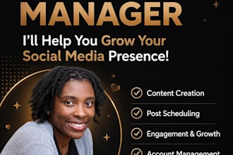 be your monthly social media manager