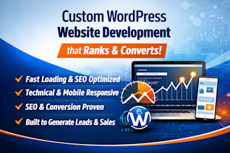 develop a custom wordpress website with theme, plugins, and widgets