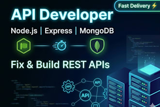 fix or build secure rest API using node js express mongodb