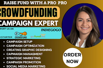 fundraising campaign creation and promote medical gofundme charity kickstarter