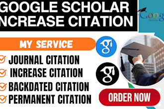increase google scholar citation and backdate citation in high indexed journals