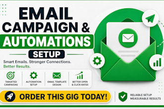setup email campaign and automation