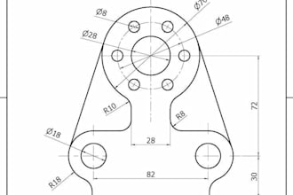draw mechanical parts in autocad