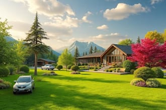 design and render your landscape design