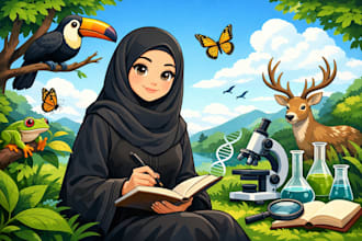 write zoology and biology articles and blog content