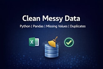 clean and prepare your messy data with python
