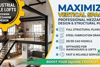 industrial mezzanine design warehouse loft structural plans