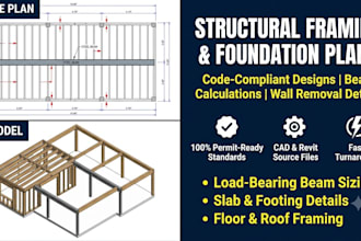 do structural framing plans, beam design, and foundation engineering