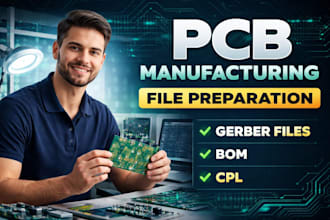 prepare pcb ready files for jlcpcb pcbway and manufacturing