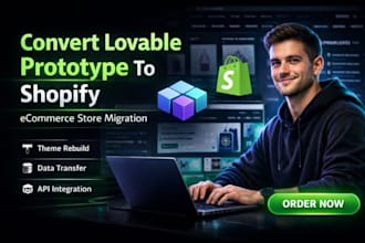 clone lovable prototype to shopify ecommerce store lovable to shopify migration