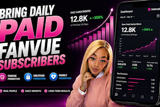 bring daily paid fanvue subscribers, onlyfans promotion fansly, fanvue promotion