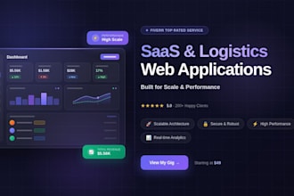 develop custom saas platforms and logistics web applications