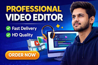 edit professional fast youtube editing