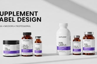 product label design peptide supplement website peptide sarms product label