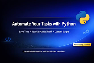 automate boring and repetitive tasks with python scripts