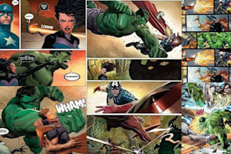 create superhero art comic character webtoon comic panels comic pages nsfw