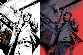 color your comic page