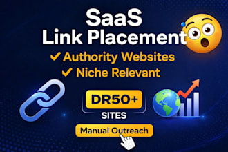 provide high DR unique saas backlinks through outreach