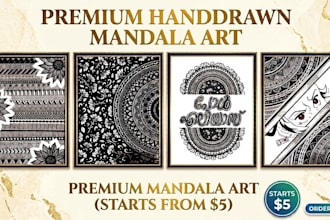 do any handmade mandala art