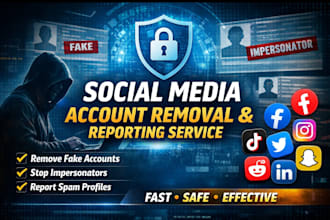remove fake spam and impersonation accounts from instagram facebook mass reports
