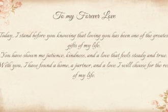 write heartfelt and personalized wedding vows
