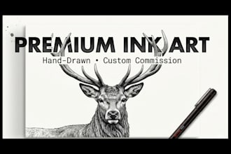 create detailed pen and ink illustrations