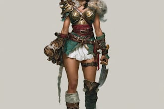 draw character concept art or illustrations