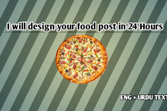 design food social media post in 24 hours