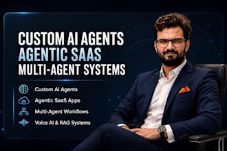develop custom ai agents, agentic saas, and multi agent systems