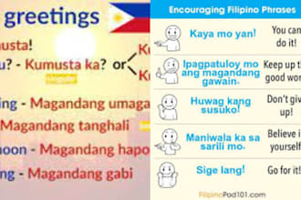 be your personal tagalog speaking tutor and daily practice