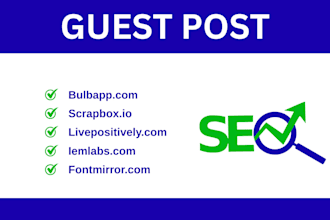 guest post on bulbapp livepositively scrapbox iemlabs bignewsnetwork fontmirror
