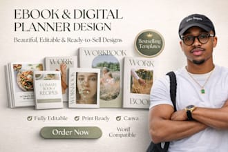 etsy digital planner, hyperlinked planner, digital products