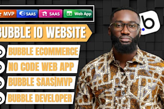 bubble io mvp no code web app bubble bug fix ai saas developer and workflow