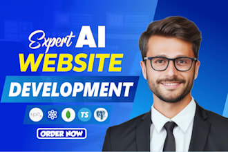 build ai business website with full stack web development