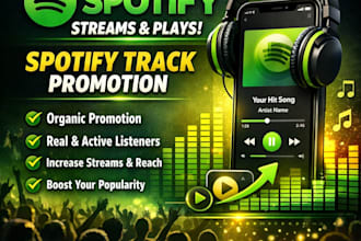 do professional spotify streams promotion, spotify track promotion