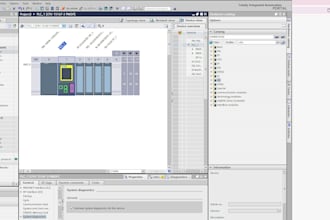 program siemens plc with ladder logic for industrial automation projects