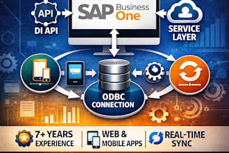 do sap business one integration using di API, service layer, odbc