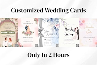create luxury digital wedding cards with qr rsvp