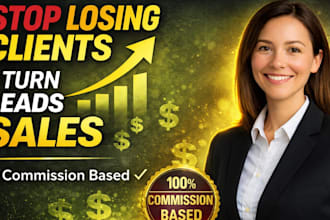 be your commission based sales closer, sales person, high ticket sales closer,