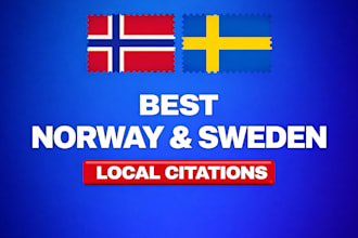 build local citations for norway and sweden businesses
