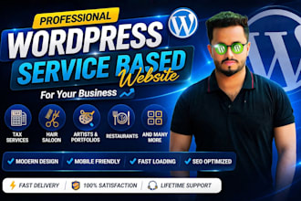 design wordpress website or landing page for your business