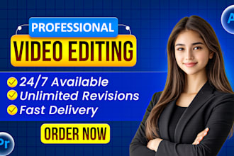 do professional video editing for youtube, instagram and tiktok