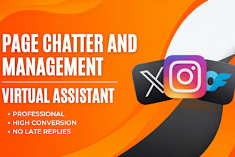 be your onlyfans chatter, fanvue chatter, page manager and virtual assistant